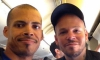 Feliz Sanchez y Calle 13 (Foto Exclusiva)