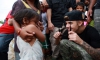Justin Bieber  visita a damnificados en Filipinas